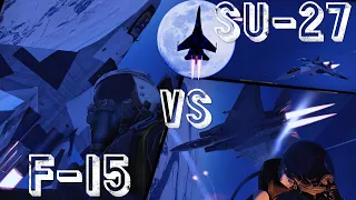 Su-27 Flanker VS F-15 Eagle | DOGFIGHT | War Thunder