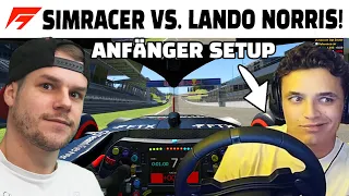 So schnell ist ein echter F1 Fahrer mit Anfänger Lenkrad in einer Rennsimulation!