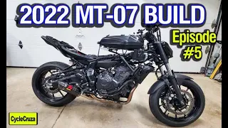 NEW 2022 Yamaha MT-07 BUILD Ep. 5 | NEW MODS