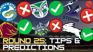 NRL Round 25: Tips & Predictions