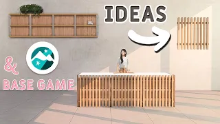 Tutorial 🌸 Functional Ideas | Snowy Escape & Base Game | No CC | The Sims 4