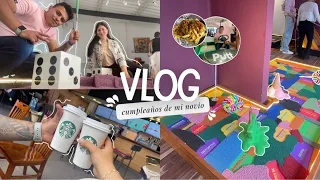 Vlog: cumpleaños de mi novio | regalos, comida, juegos, etc. 🍔🎁🕹️