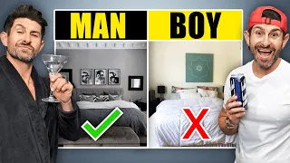 10 Things a Man ALWAYS Has in His Bedroom... that Boys DON'T! (Men's Bedroom Essentials)