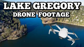 Lake Gregory DRONE Footage | DJI Mini 2 | Trout FISHING Locations | 4K