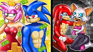 Rich Family SONIC Vs Poor Family KNUCKLES  -  Sonic's Family Sad Story | Sonic the Hedgehog 2