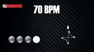 Base de batería en 4/4 a 70 BPM "drum loop" para practicar