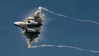 13 MINUTES AGO! Newly arrived NATO F-16 fighter jet destroyed by Russian SU-57 aircraft | at the bor