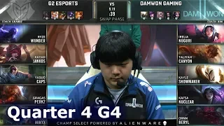 G2 vs DWG - Game 4 | Quarter Finals S9 LoL Worlds 2019 | G2 eSports vs DAMWON Gaming G4