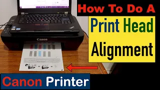 How to do a Print Head Alignment on a Canon Printer ?