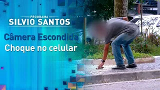 Choque no Celular - Electrifying cellphone prank | Câmeras Escondidas (21/08/22)