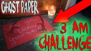 (GONE WRONG) DONT TRY THE GHOST PAPER CHALLENGE AT 3 AM *THIS IS WHY*