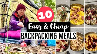 10 Easy Backpacking Recipes - thru hiker friendly and cheap!