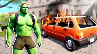 I Became the HULK in School Simulator! - Bad Guys at School Gameplay