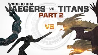 Monsterverse Titans vs Pacific Rim Jaegers Part 2 | Rodan, Mothra, Ghidorah