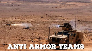 Anti Armor Teams Fire TOW Missiles in Attack