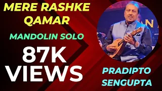 Mere Rashke Qamar (Instrumental) | Mandolin Cover | PRADIPTO SENGUPTA |