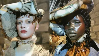 Why was the spring 24 Maison Margiela haute couture show designed by Galliano so iconic?