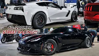 1100+HP Corvettes hit the STREETS! + Turbo Mustang, S1000RR, Cobra, 900HP ZL1 & MORE!!!