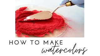 How to Make Watercolor Paints YOURSELF? -  Collab. Genzäh Watercolours