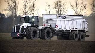 WESTHOFF IN ACTION ! Compost Spreading 2023 - XERION 4500 & Tebbe