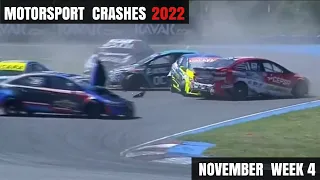 Motorsport Crashes 2022 November Week 4