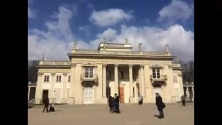 Travelling to Warsaw-LAZIENKI PARK AND PALACE