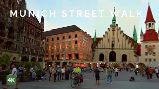 4K Germany Munich Walking tour | Munich Shopping tour | 4k hdr 60fps
