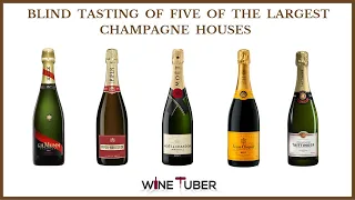 Moët & Chandon vs Veuve Clicquot vs G.H. Mumm vs Taittinger vs Piper-Heidsieck. Blind tasting battle