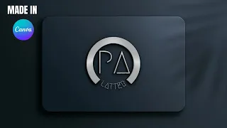 3 Simple Minimalist 3D Logo Ideas - Canva & Photopea Tutorial