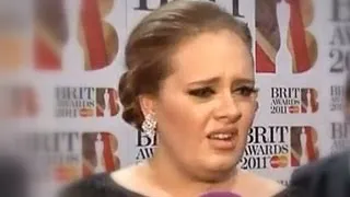 Adele at The BRIT Awards 2011