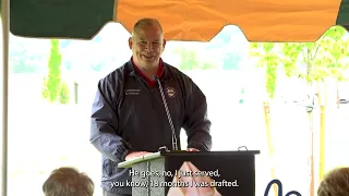 Rothstein speaking points at Blue Star Memorial captioned