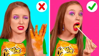 COOL FOOD HACKS FOR REAL FOODIES! || Yummy Kitchen Hacks by 123 Go! Gold