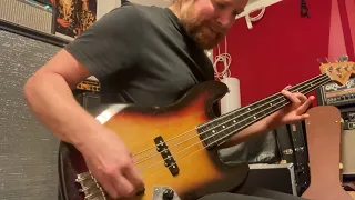 Stoner Metal Jam with Fretless bass and a Looper Pedal.