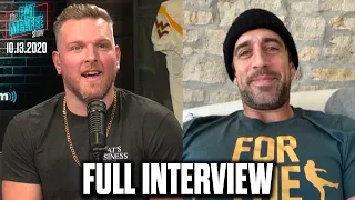 Pat McAfee & Aaron Rodgers Talk Jordan Love's Development, Ancient Aliens, And More