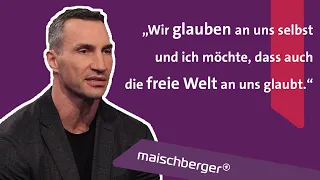 „Wenn wir fallen, werden wir nicht die Letzten sein“ – Wladimir Klitschko exklusiv | maischberger