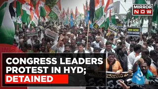 Congress Protest In Hyderabad; Demands Assistance For Flood Affected People | English News