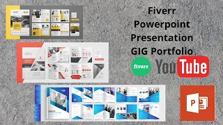 Fiverr Portfolio video  of PowerPoint Presentation GIG (Graphic Designer) Youtube version