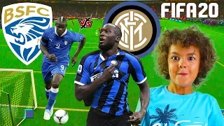 LA FURIA BALOTELLI PER VINCERE IL MATCH BRESCIA vs INTER: Gameplay Fifa 20 - Holly e Benji Mode On