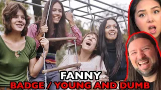 FANNY Badge + Young And Dumb LIVE French TV | REACTION