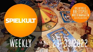 Weekly 29-33/2022 // Brettspiel-Reviews, Spieletreff, Vorschau