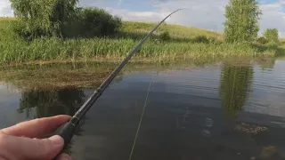 Щука в жару!На поппер!рыбалка на спиннинг!