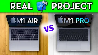 Is m1 air STILL good enough for Xcode development? | M1 Pro comparison