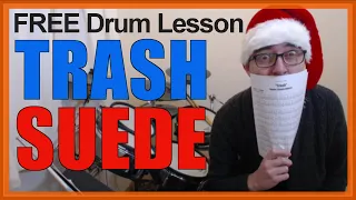 ★ Trash (Suede) ★ FREE Video Drum Lesson | How To Play SONG (Simon Gilbert)