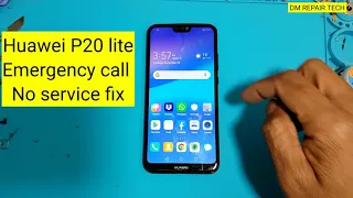 Huawei P20 lite emergency calls only no service Solution after water damage or poll down - DM REPAIR