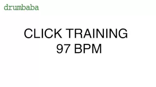 Click Training 97 BPM