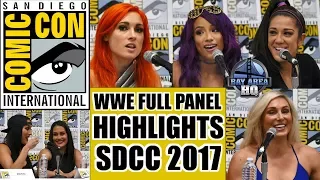 MATTEL WWE Full PANEL HIGHLIGHTS SDCC 2017 ! Sasha Banks, Bayley, Becky Lynch, Charlotte Flair