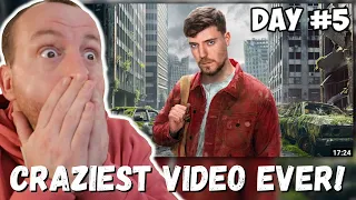 CRAZIEST VIDEO EVER! MrBeast I Survived 7 Days In An Abandoned City (REACTION!!!) w/ Mark Rober