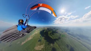 84 km Paragliding Hyperlapse