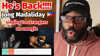 🇵🇭 Jong Madaliday - singing to strangers on omegle | How did they know me? 🫣 | REACTION!!!