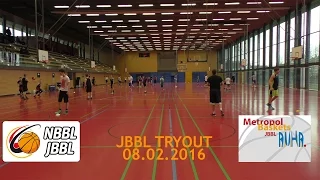 JBBL Tryout am 08.02.2016 in Recklinghausen!